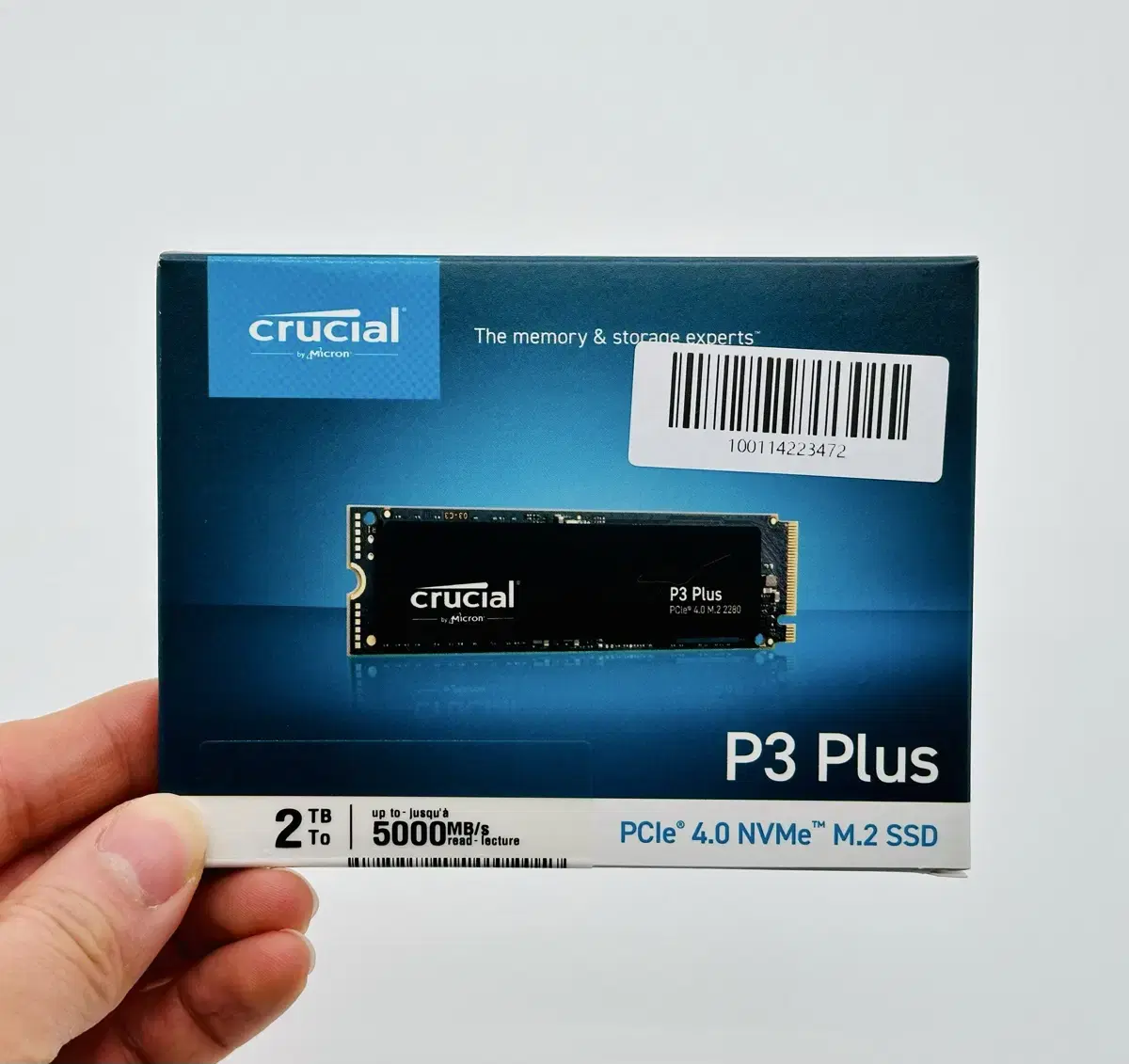 미개봉 마이크론 정품 P3 Plus 2TB 5000MB/s  M.2